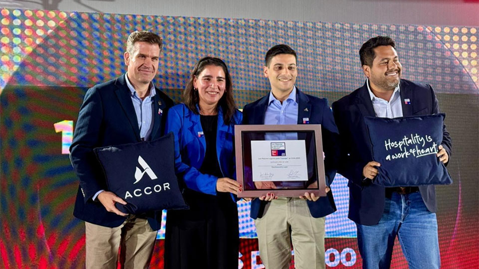 Accor destaca en ranking Great Place to Work 2025 en Chile